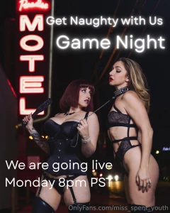 Getting ready to go live with u438247200 for our naughty game night