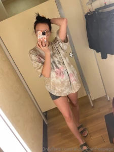 Had a little fun in the fitting rooms today part 1