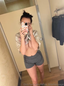 Had a little fun in the fitting rooms today