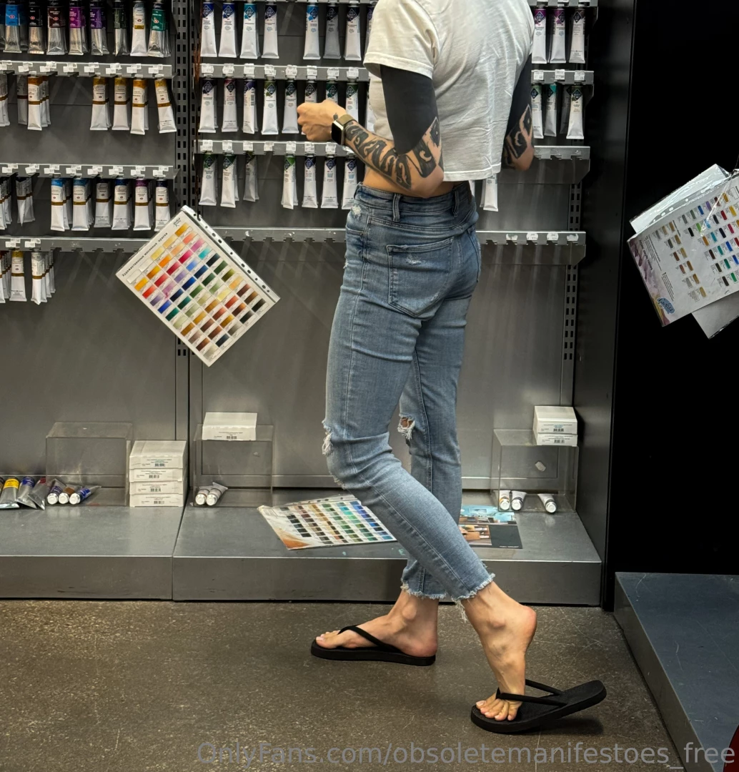 Getting some art supplies 