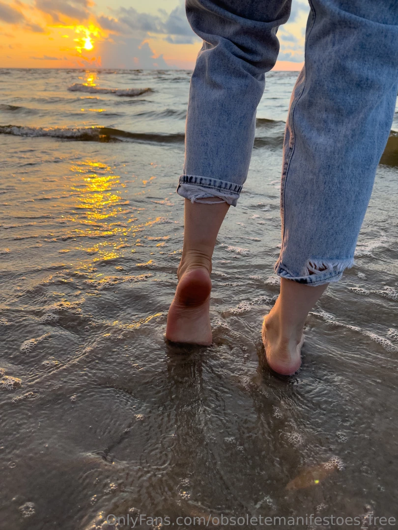 Sunset on the beach 