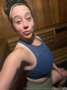 Friday workout is done my topless sauna pics are 3 as always if you part 3