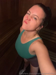 New topless sauna pics from today s workout help me get those booty part 7