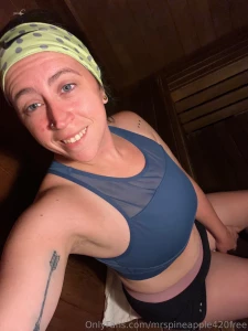 Pics from my sauna sit today unlock this post and see 6 pics of me part 2