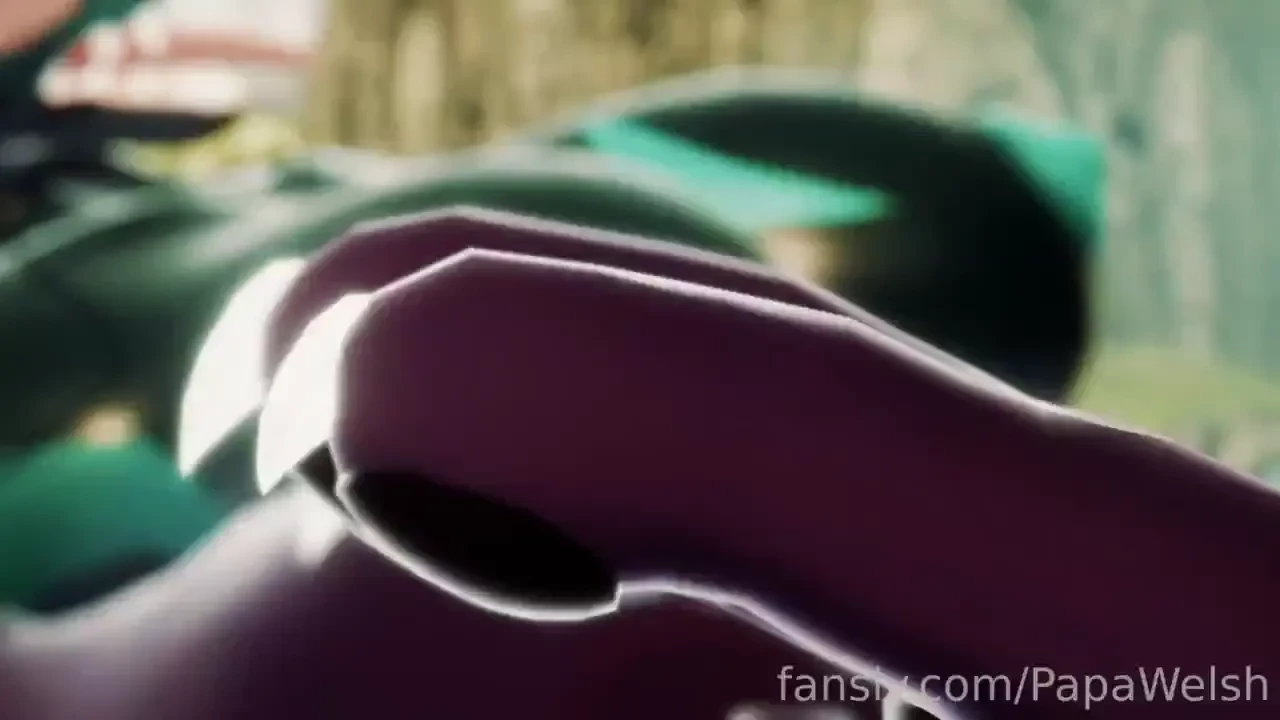 Two warter dragons meet an unexpected guest furry threesome mamagen 