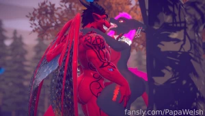 Showed a bitch dragon her place furry dragon erp papawelsh part 5
