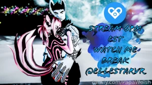 Come to my fansly stream tonight at 6pm est and watch me break