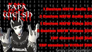 I m papawelsh and welcome to my fansly