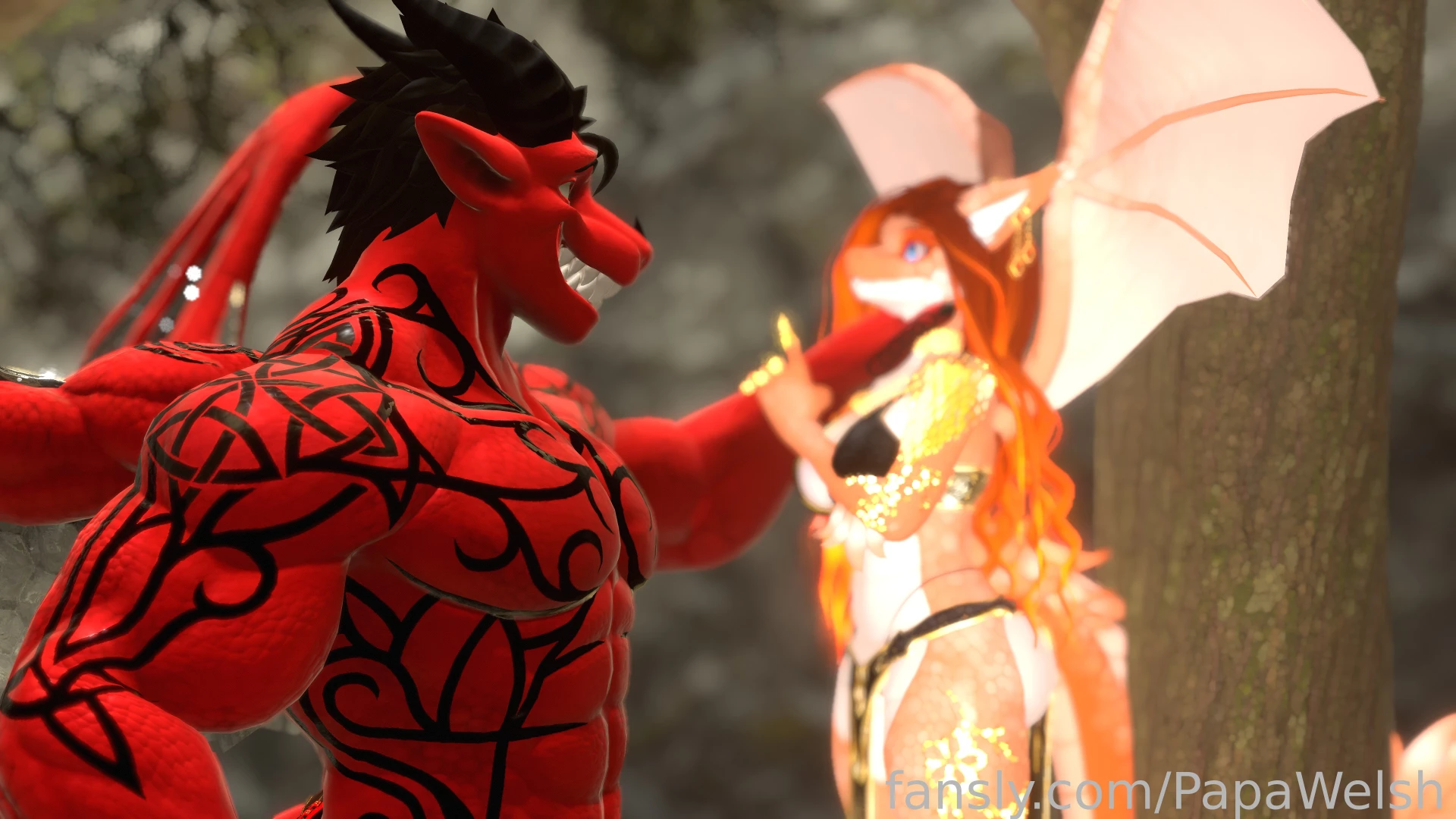 Azazel bending a lesser dragon to his will kiwivrc furries yiff scaley part 2 