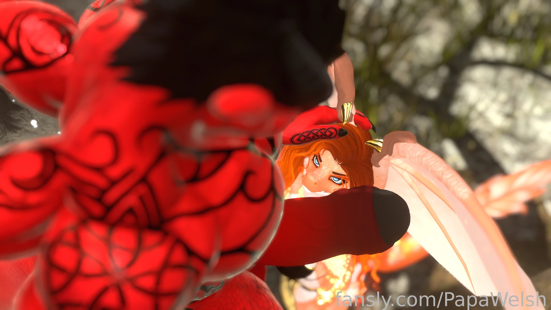 Azazel bending a lesser dragon to his will kiwivrc furries yiff scaley part 4 