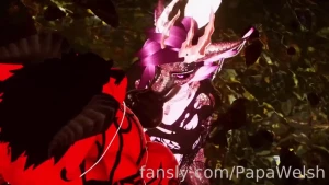Dragon cock servicing ft ellestarvr dragon blowjob cum handjob