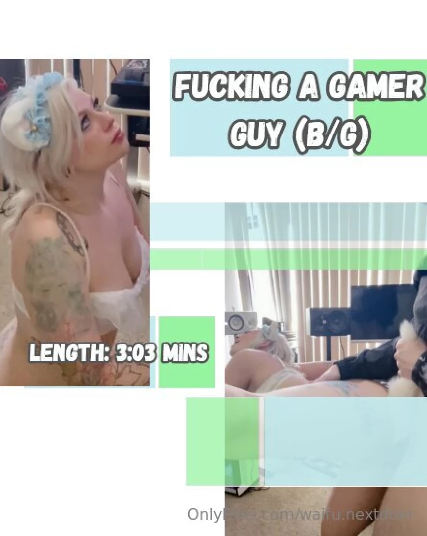 Fucking a gamer guy in front of his pc b g i sucked his cock before 