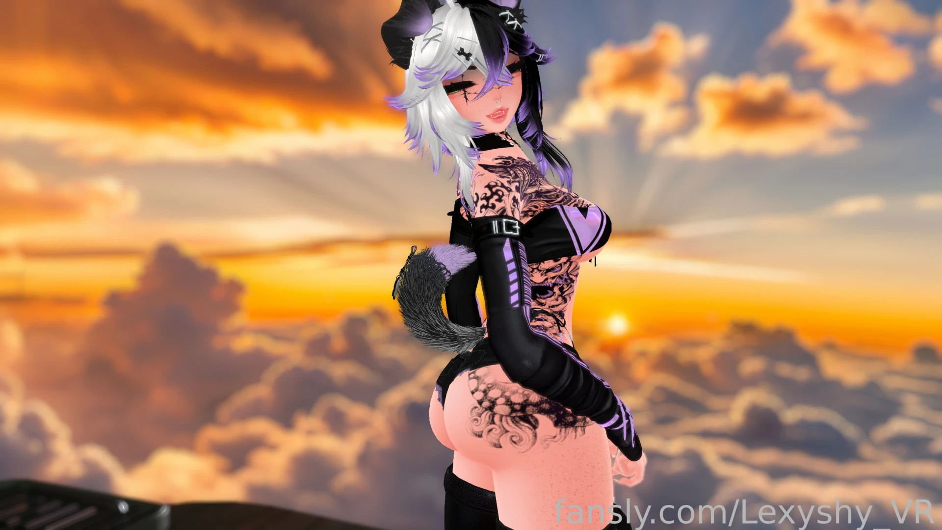 Pretty views vr anime 3d facetracking puppygirl 