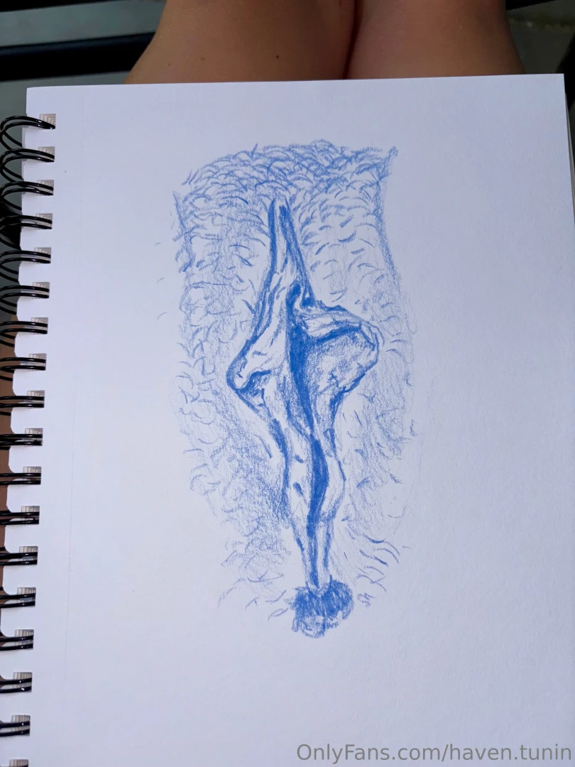 I did a sketch of my pussy today be honest with you guys be interested 