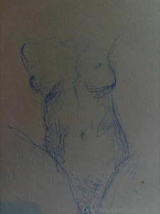A drawling i made of myself tonight should i start selling my