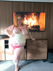 Waiting for you to get home so we can fuck in front of the fire