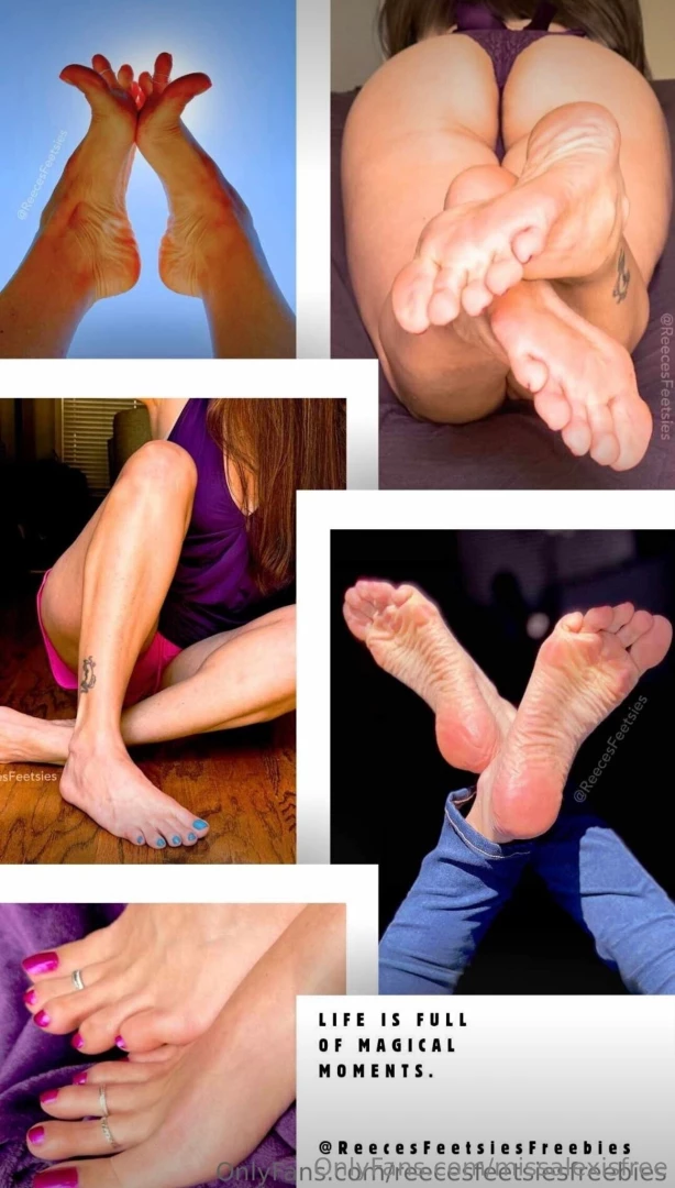 This milf reecesfeetsiesfreebies will sweep you off your feet with 