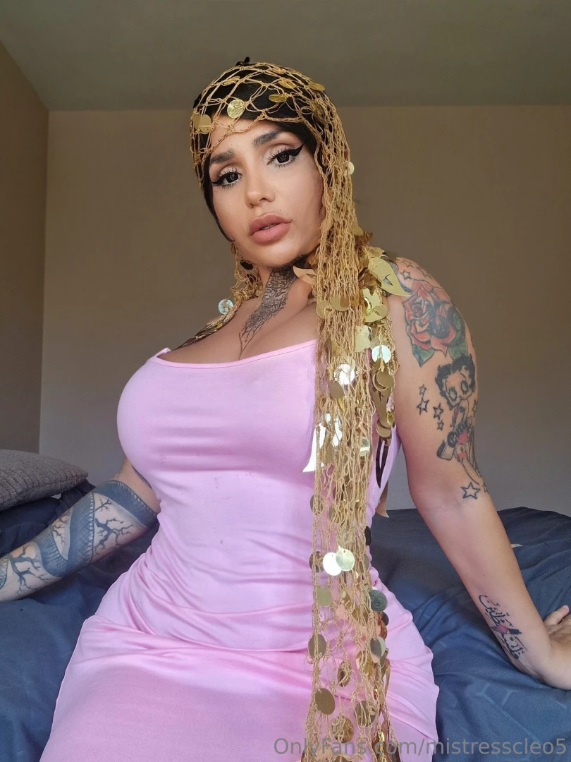 You love this pink dress so much dont you my boi i see your cock 