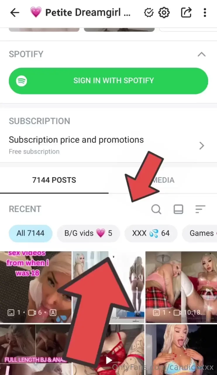 My top videos are listed at the top of my page 