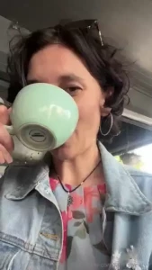 When you are left alone with a cup of invigorating drink sometimes you part 1