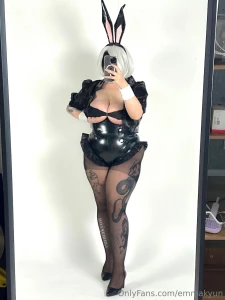Bunny 2b here to hop on you i had so much fun making this cosplay i part 2