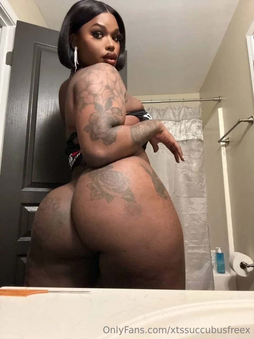 Our new bestie big ebony trans dick amp ass tsindiafrost she currently part 20 