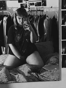 Ur big titty goth gf having some mirror fun part 2