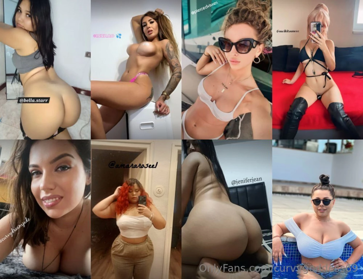 Bella starr issaa0 piercedvixxen meikitsuneee curvydreamjade 