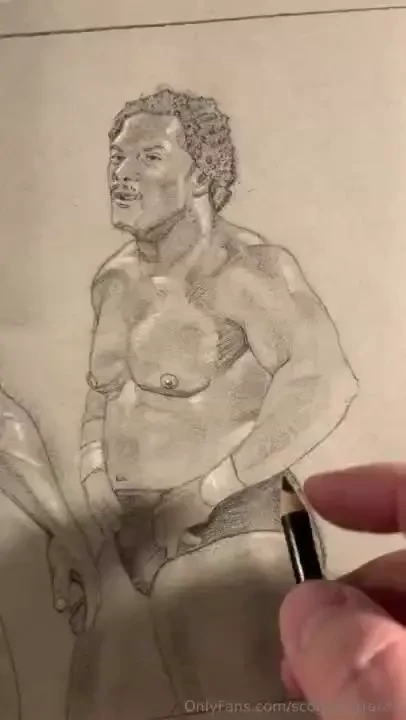Wrestling and bodybuilders aren t the only thing i draw or paint in 