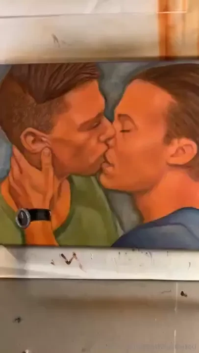 Oil on canvas from the slovenian film consequences 