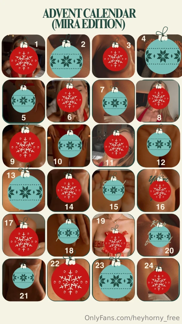 Merry christmas darling today s the grand finale of my advent calendar part 1 