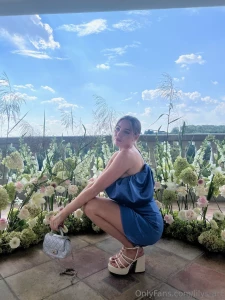 Which one s blooming more these flowers or me