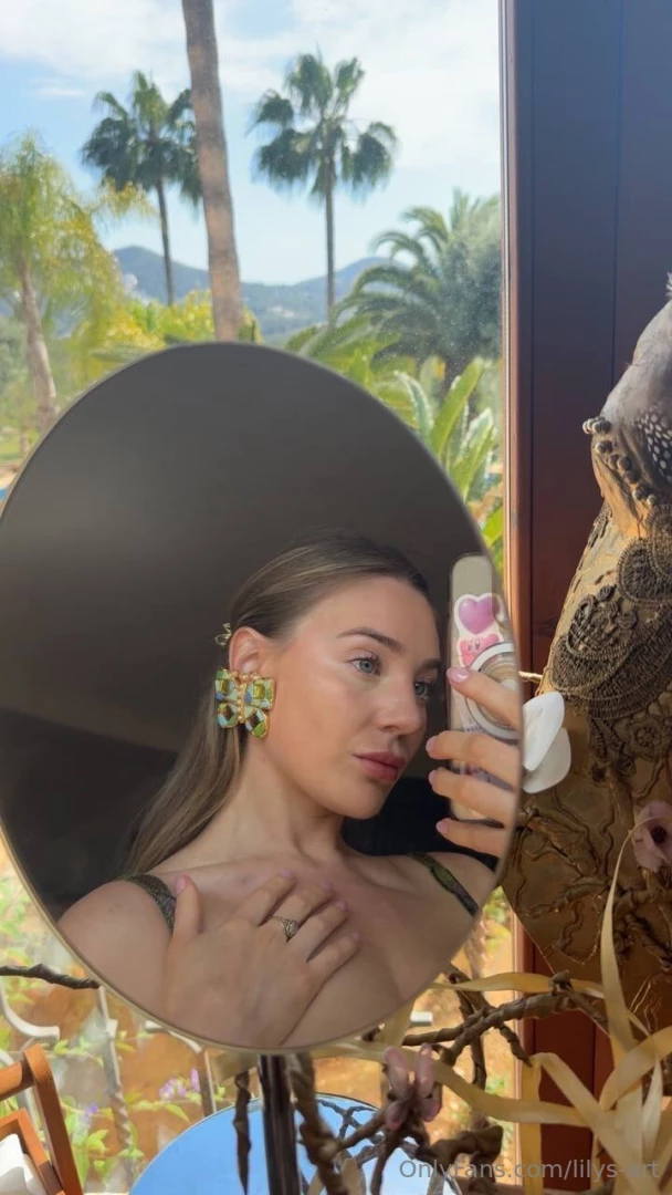 Be honest are you staring at my earrings or at me 