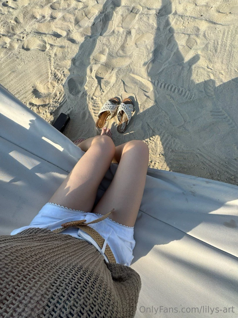 Just me the sand and the sound of the waves paradise found 