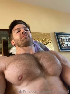 Hairy chest is growing