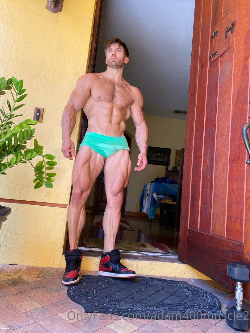 Sweaty after my workout 