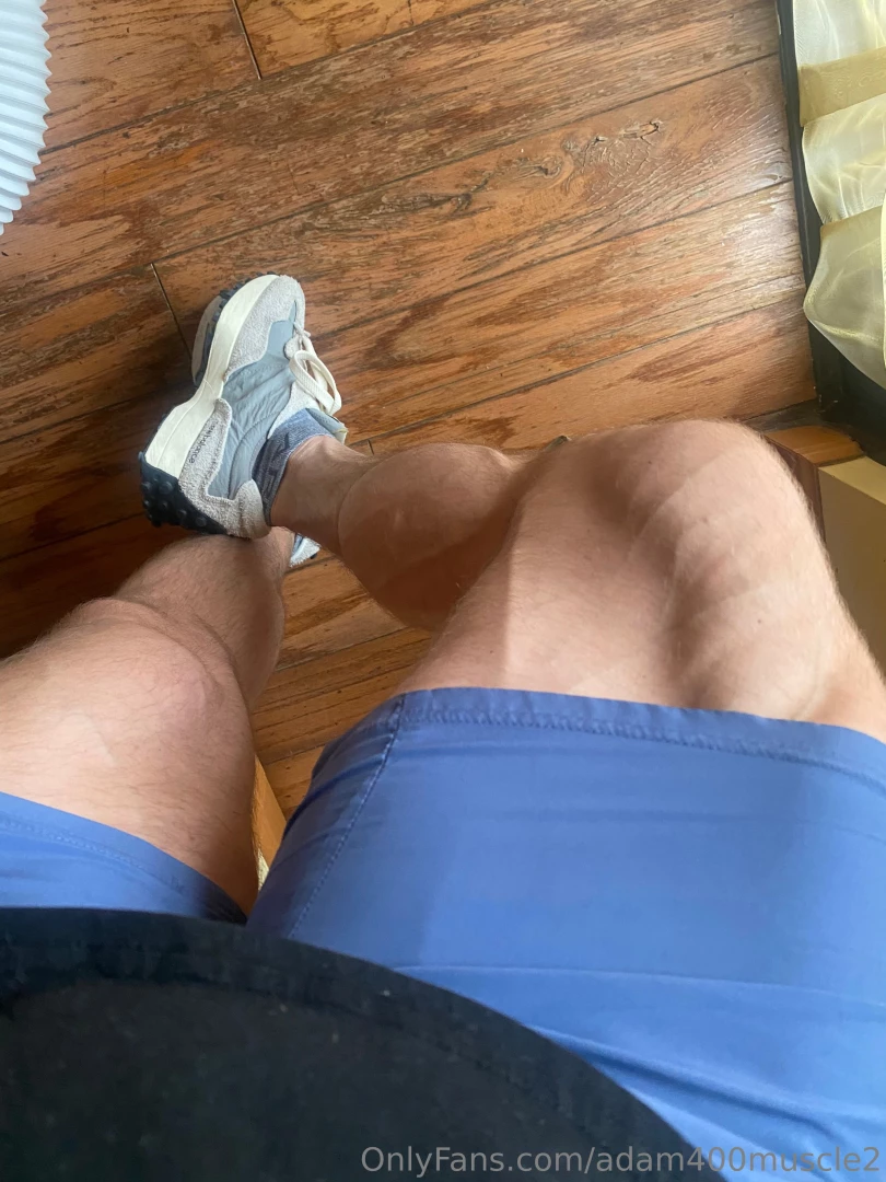 Got myself some new sneakers for the gym leg day today part 1 