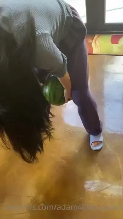 Watch yumi attempt to crush a watermelon haha then it s my turn i 