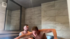 Full video out now this hot couple begged me to join them in the hot