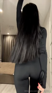You watch me drag the whip over my body and imagine what it would feel