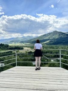 I was in the mountains recently it was very beautiful there where did