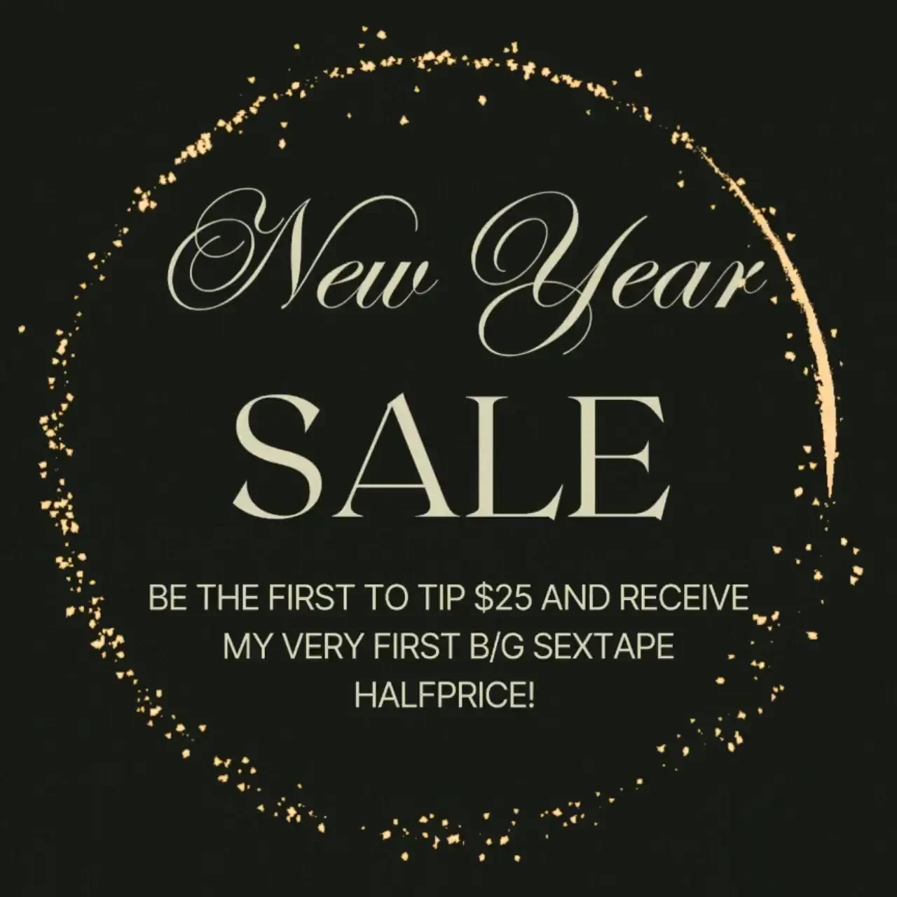 Be the 1 lucky b g lover to claim my sextape halfprice just tip 25 to 