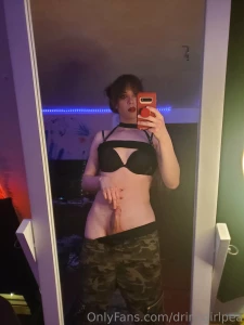 All you can see is a floating disembodied dick right