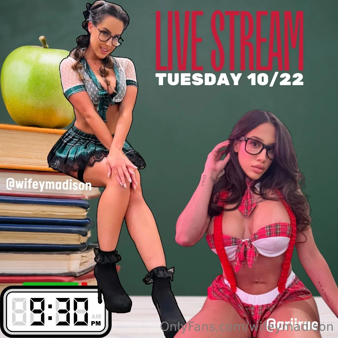 Live tuesday 10 22 at 9 30 pm est you know you miss me and my little 