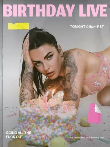 Surprise going live for my birthday tonight 8pm pst i ve been planning