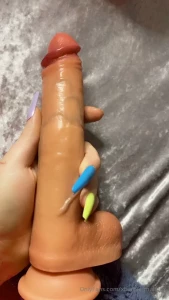Got this new toy and it s long definitely made to go deeper and beyond