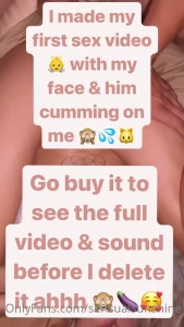 sensualsunshine - 1st ever sex video w my face i made my first ever sex vid ahhh hurry 