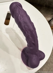 Thanks for an amazing time tonight here s the dildo i was throat