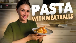 New recipes of tv c womens-secrets classic pasta with juicy meatballs