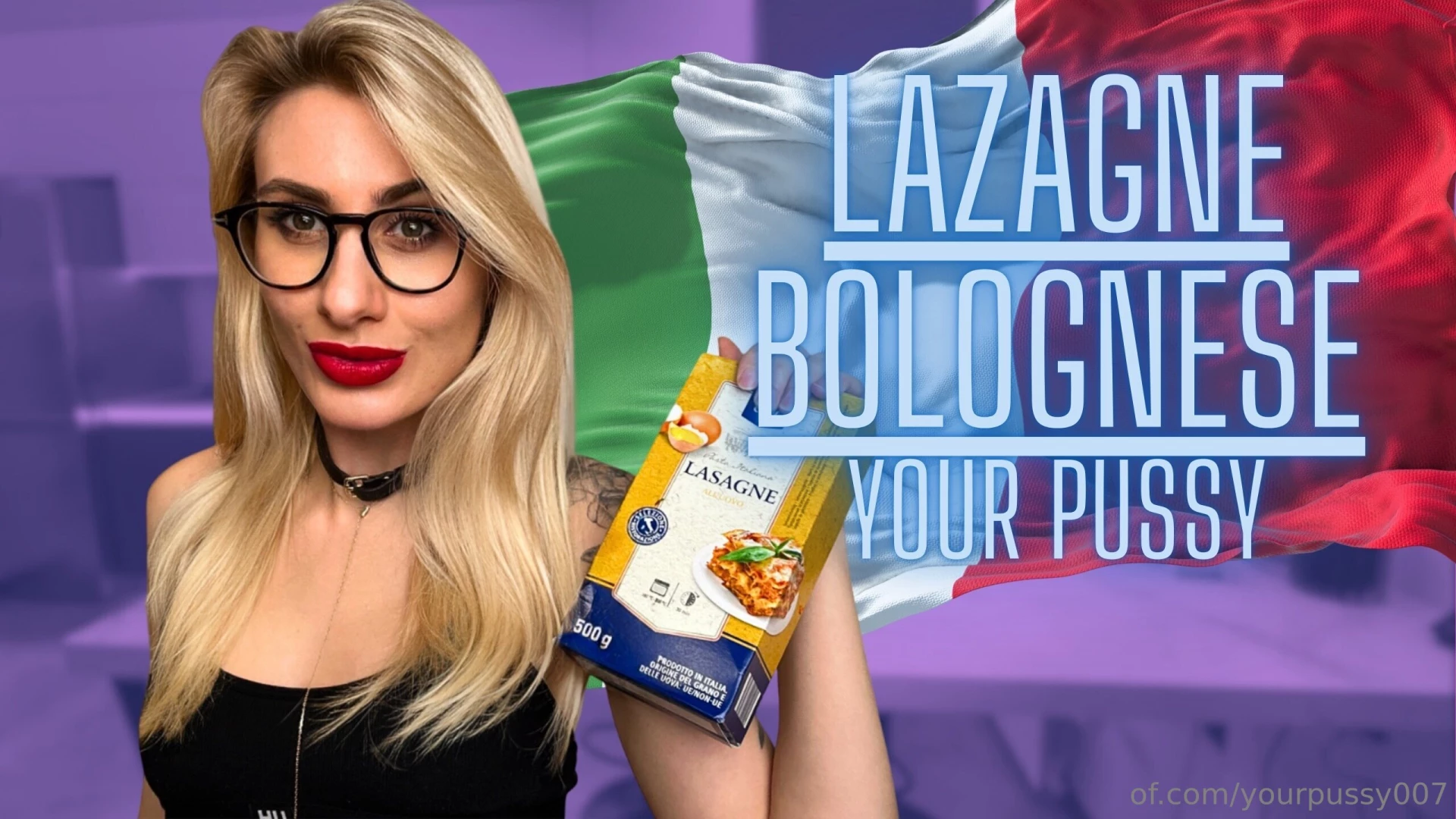 Lasagne bolognese your pussy i m cooking your favorite main dish with 